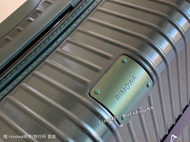 RIMOWA行李箱四輪拉杆箱 型號90080 Rimowa Essential全新色彩系列 日默瓦行李超輕pc拉鏈箱 gdx1214